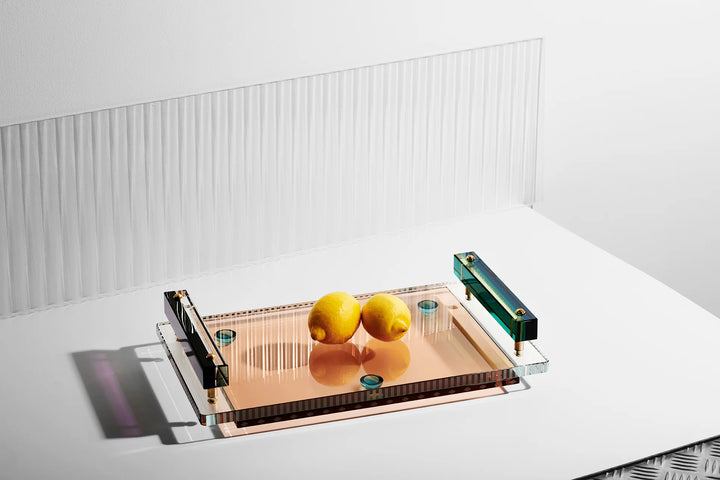 Fontana Tray (Clear/Brown/Lime/Green/Azure)