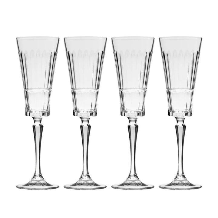 Regent Crystal Champagne Flute, Set of 4