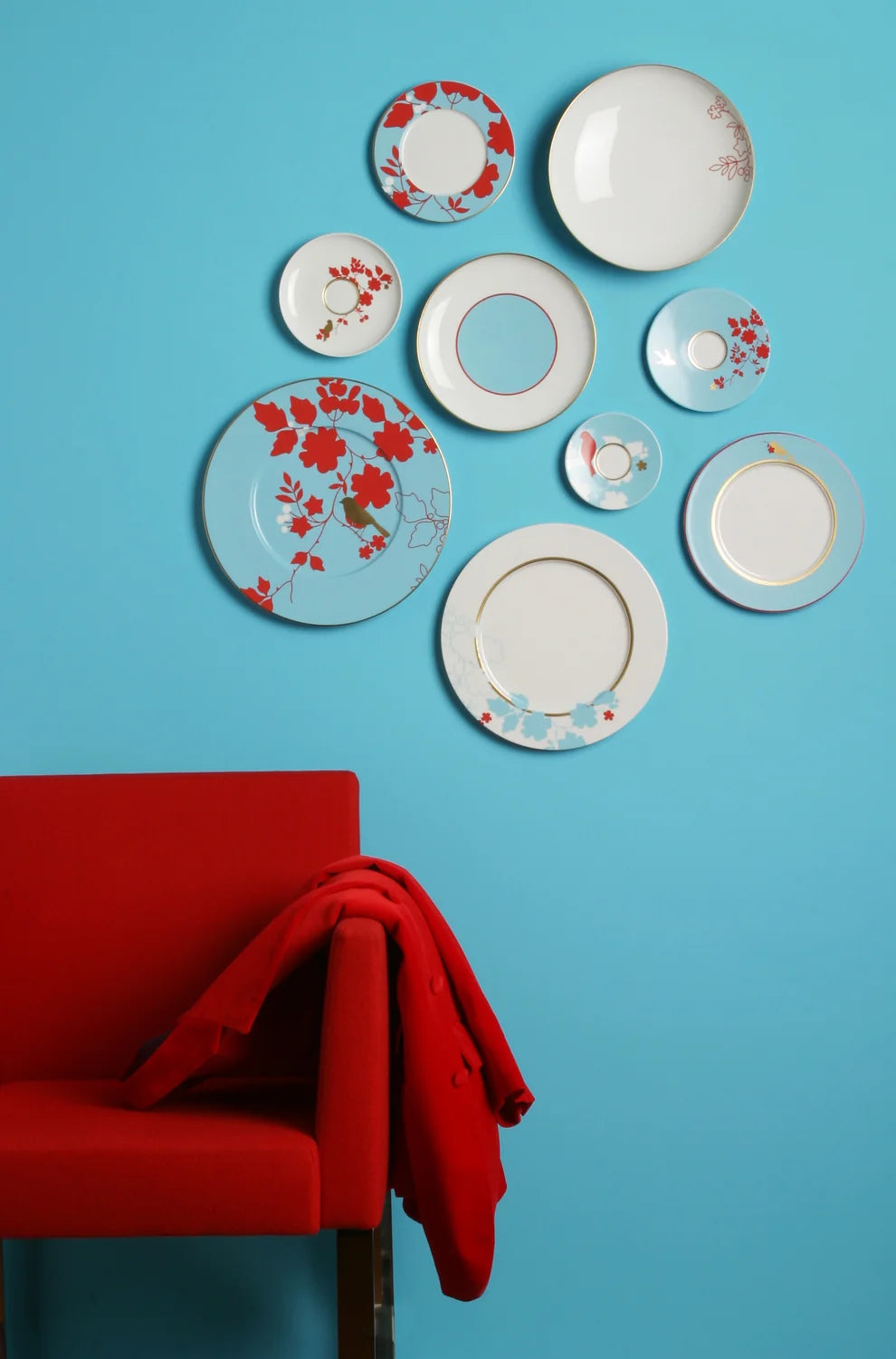 Emperor's Garden Bread & Butter Plate, Cylindrical