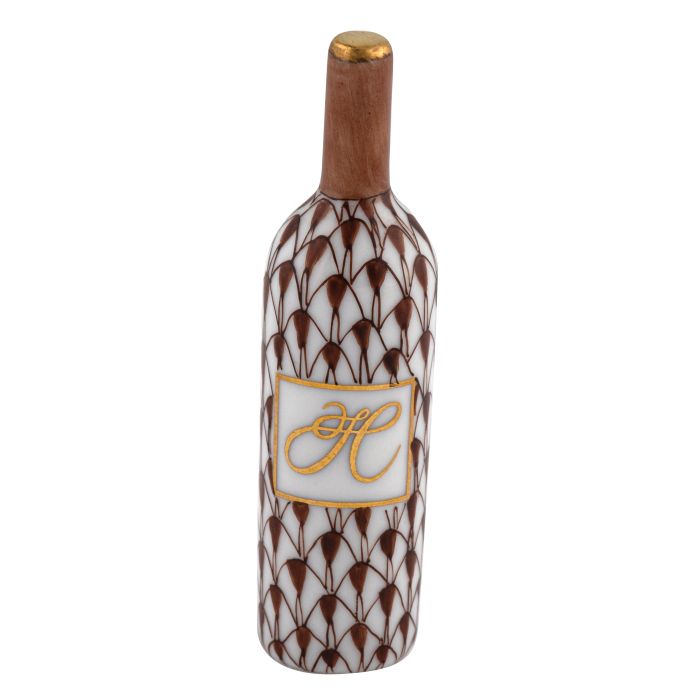 Wine Bottle Figurine