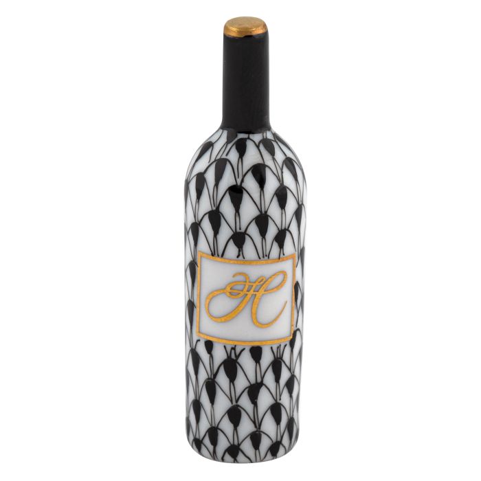 Wine Bottle Figurine