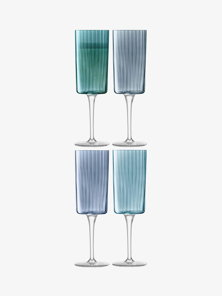 Gems Champagne Flute 7oz - Set of 4