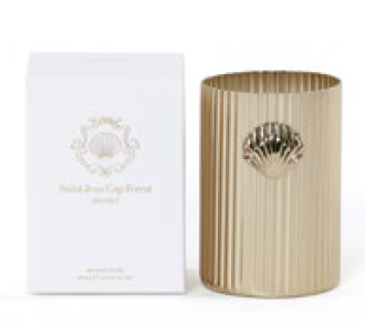 Cap Ferrat Fan Shell Design Candle in Gift Box