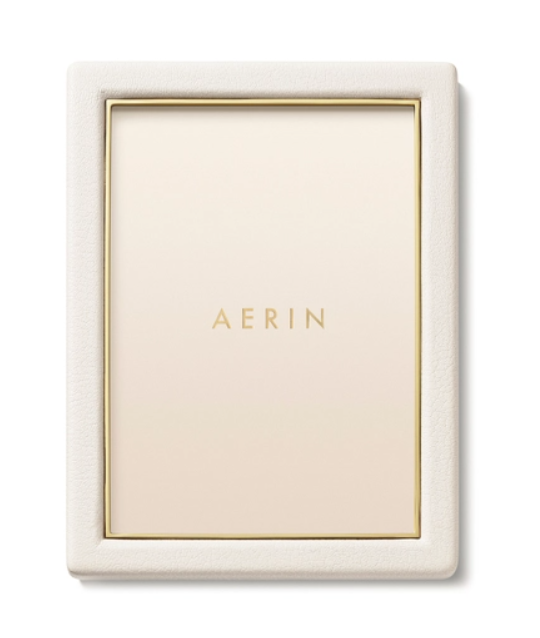 Piero Leather Frame, Shadow White - 5X7