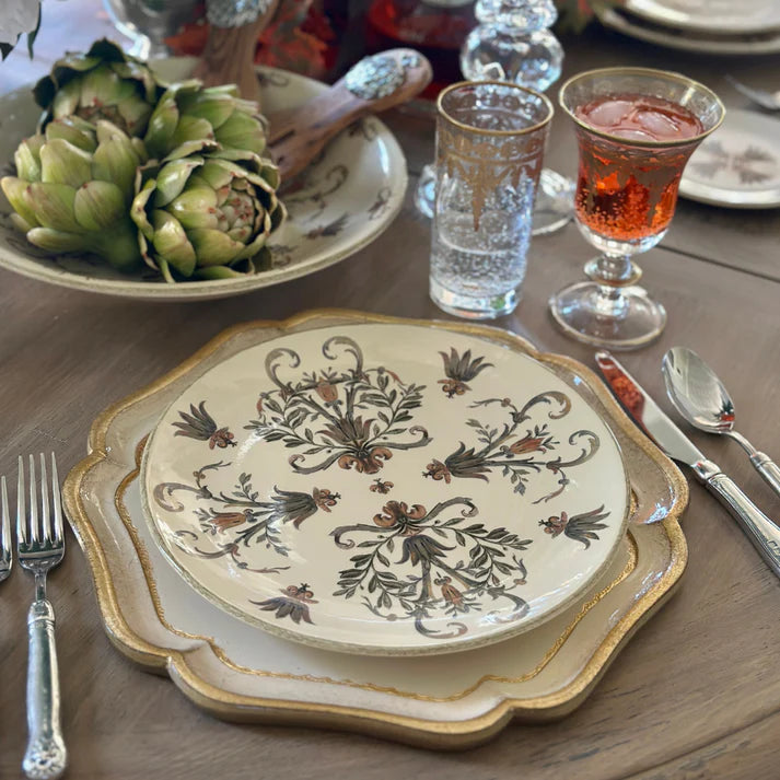 Florentino Baroque Wooden Charger/Tray