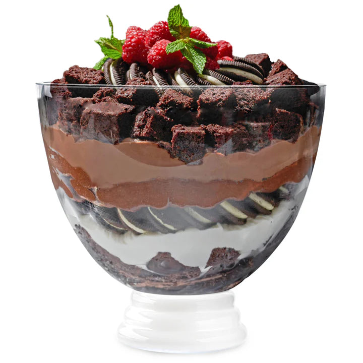 Opal Footed Bowl with White Foot