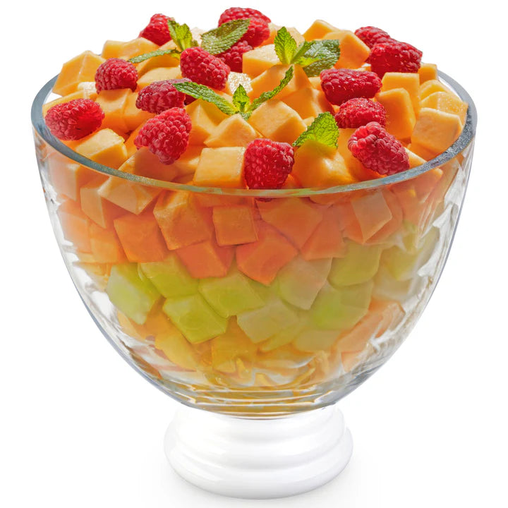 Opal Footed Bowl with White Foot