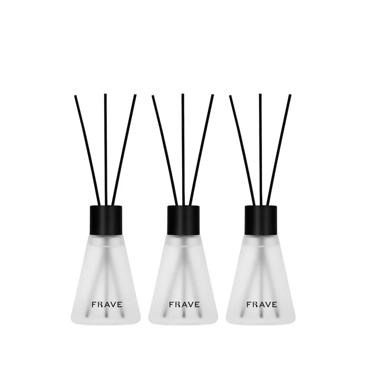 Threefold Reed Diffu Kit–3 X 50ml Luxury Mini Diffuser