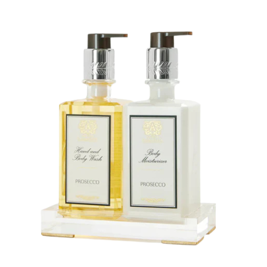Acrylic Bath & Body Gift Set: Prosecco