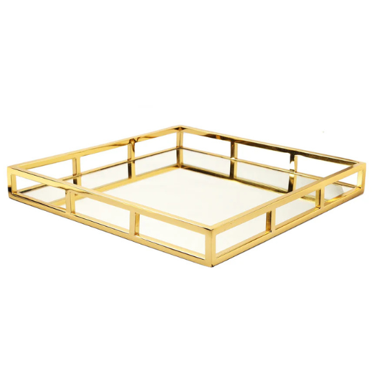Square Mirror Tray