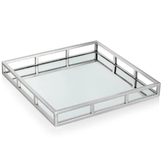 Square Mirror Tray
