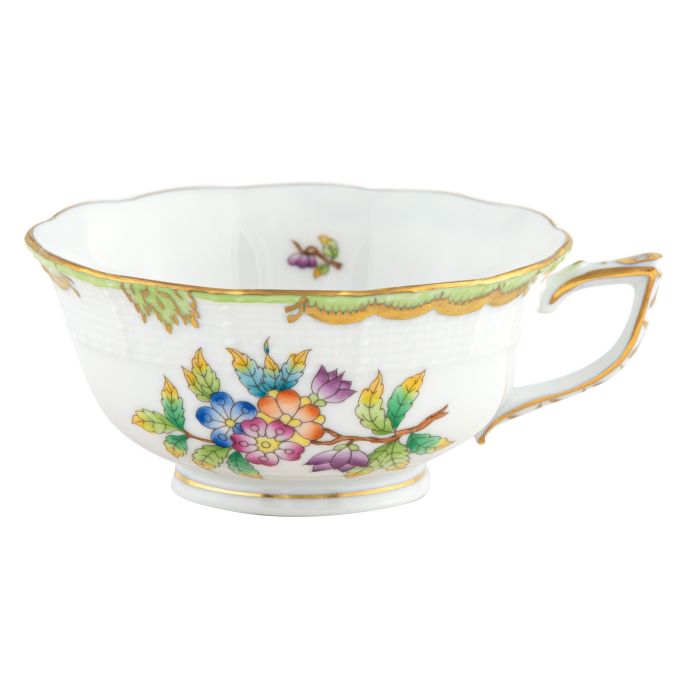 Queen Victoria Multicolor Tea Cup