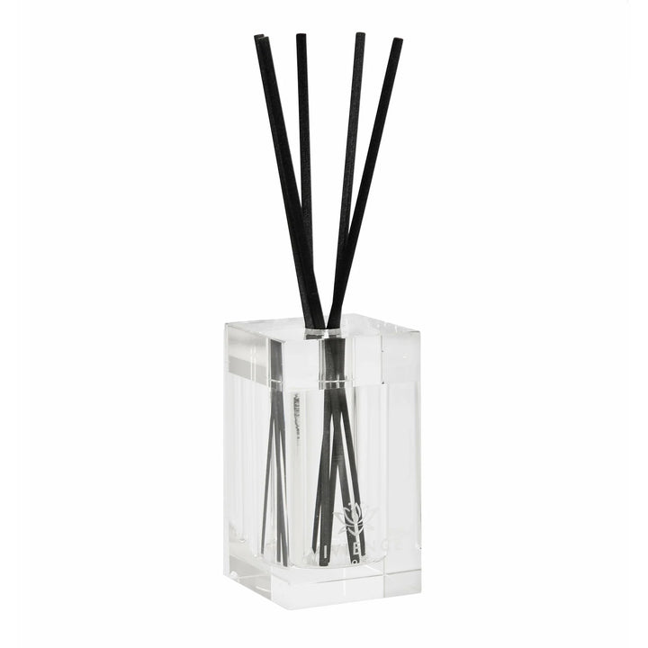 Clear Square Reed Diffuser - "English Pear & Freesia" Scent