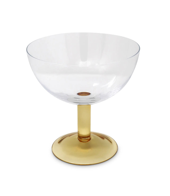 Jar with Gold Stem and Knob