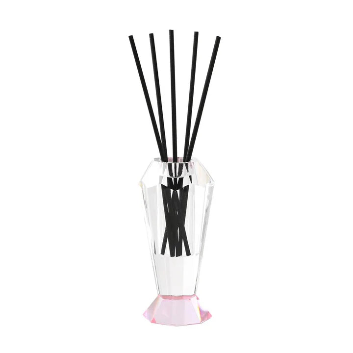 Crystal Reed Diffuser with Pink Base