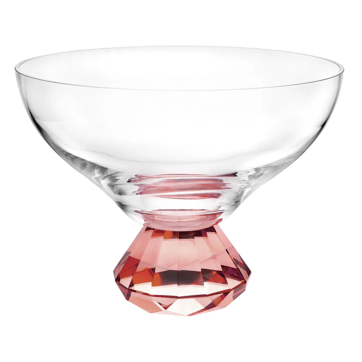 Bowl With Pink Diamond Base