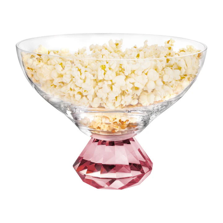 Bowl With Pink Diamond Base