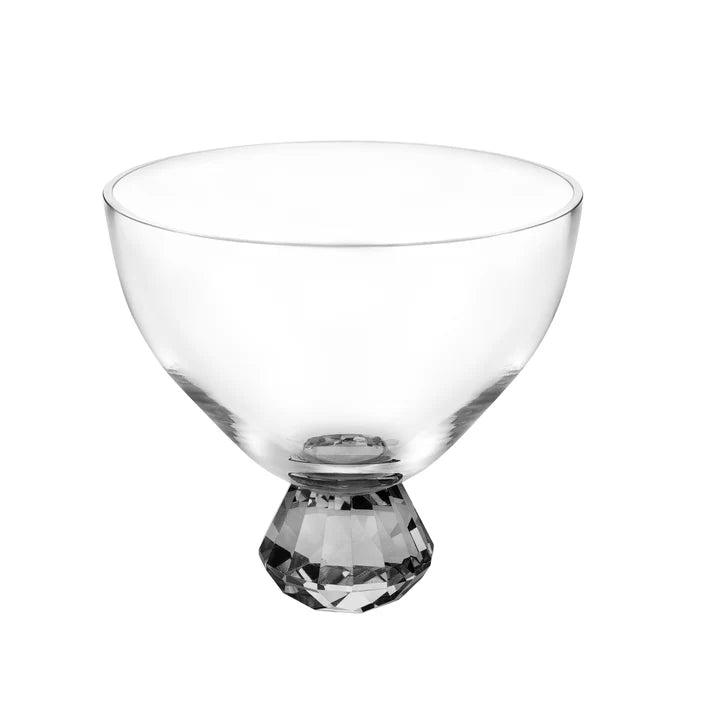 Bowl With Smoke Diamond Base