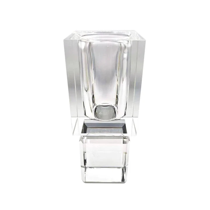 Block Vase with Smoke Reflection On Base