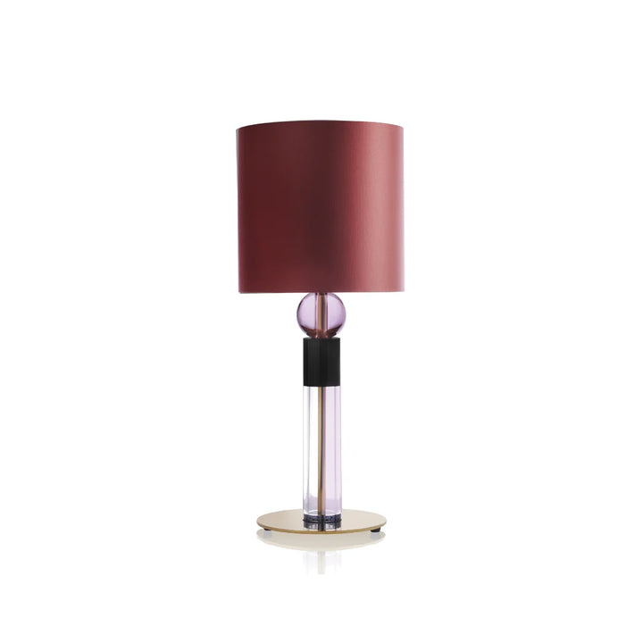 Carnival Table Lamp No. 2 (Dark Rose/Pink/Black/Clear)