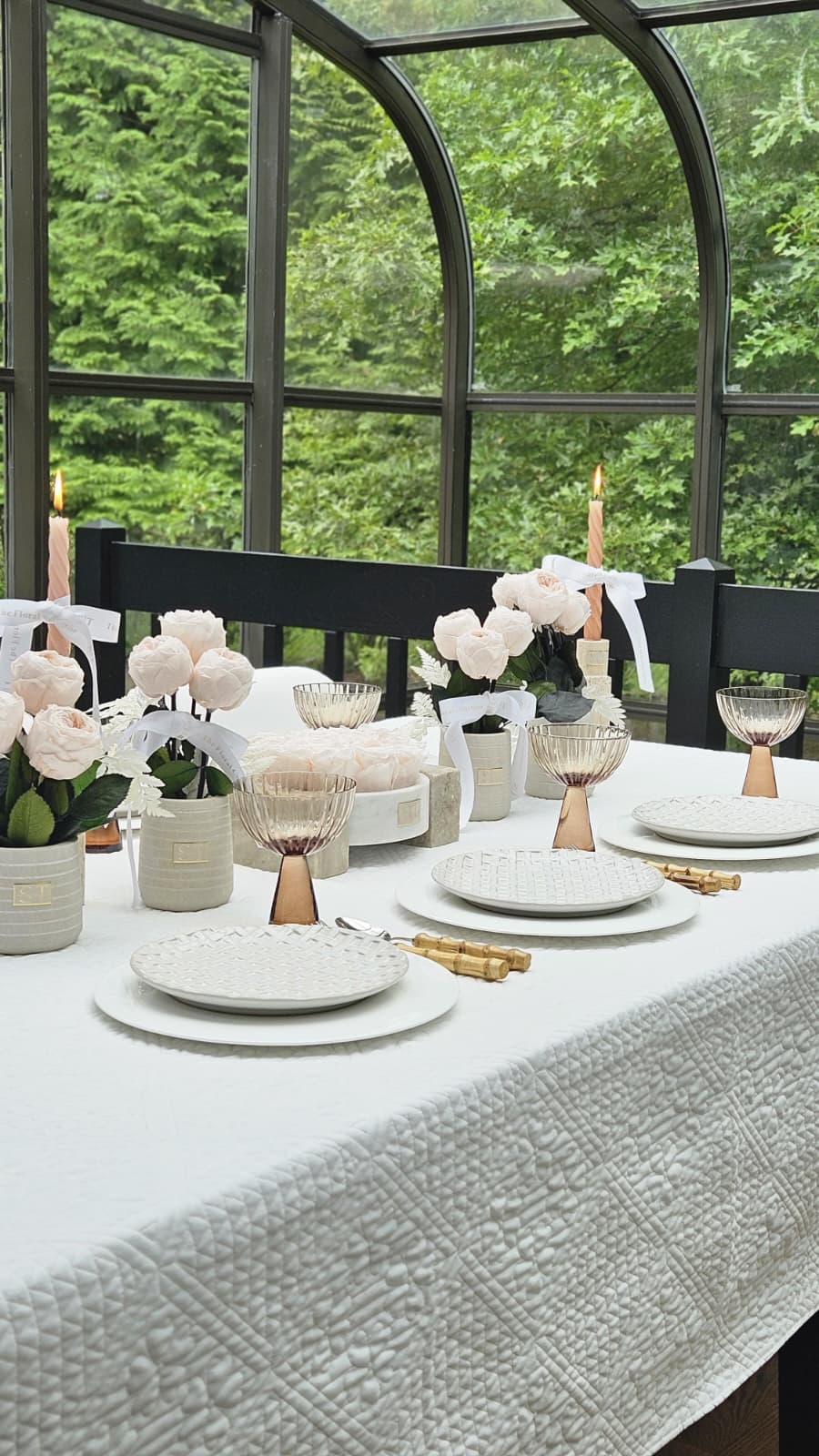 Willow Quilted Tablecloth