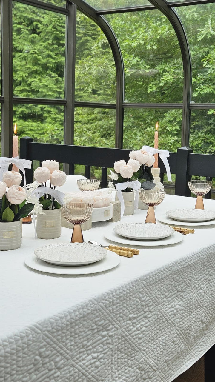 Willow Quilted Tablecloth