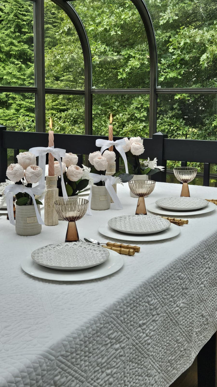 Willow Quilted Tablecloth