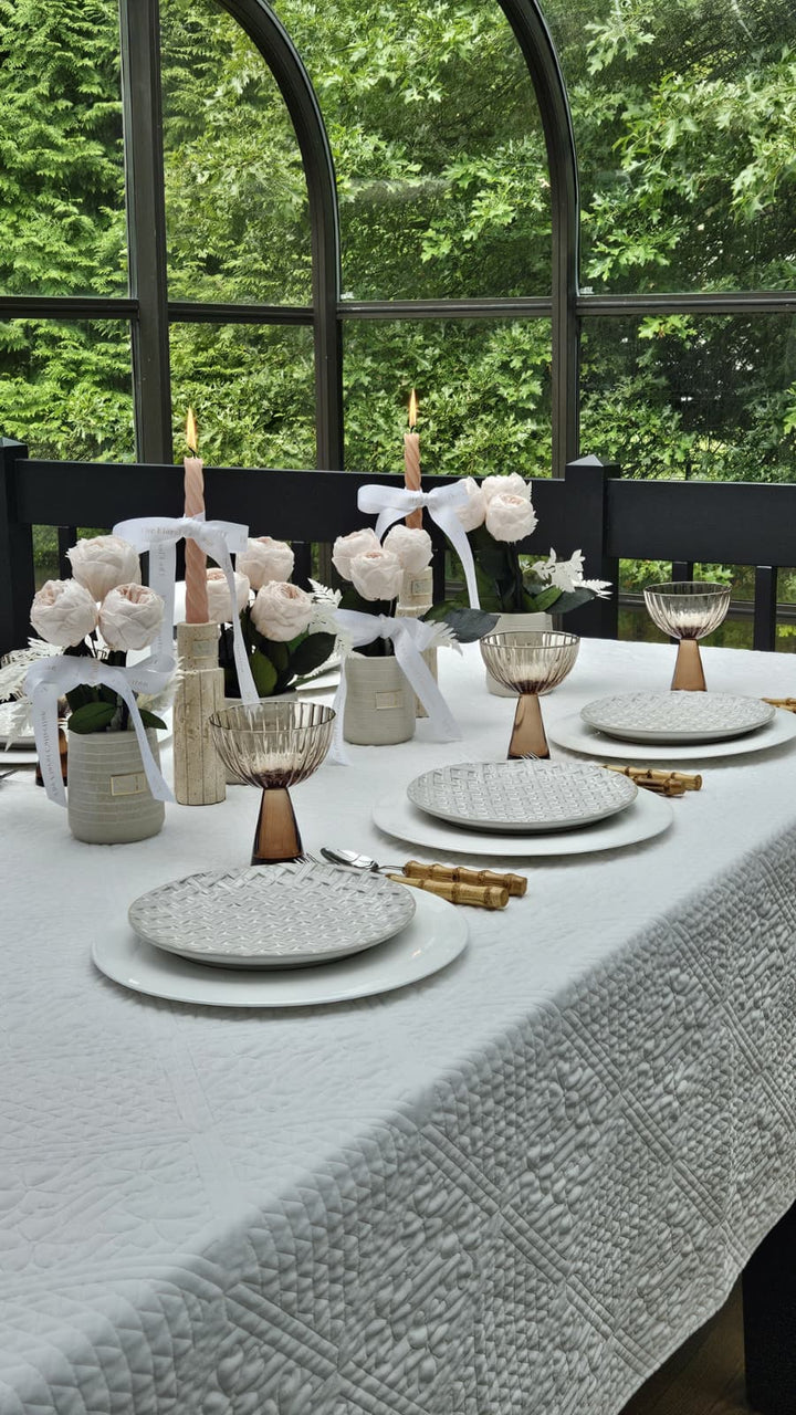 Willow Quilted Tablecloth