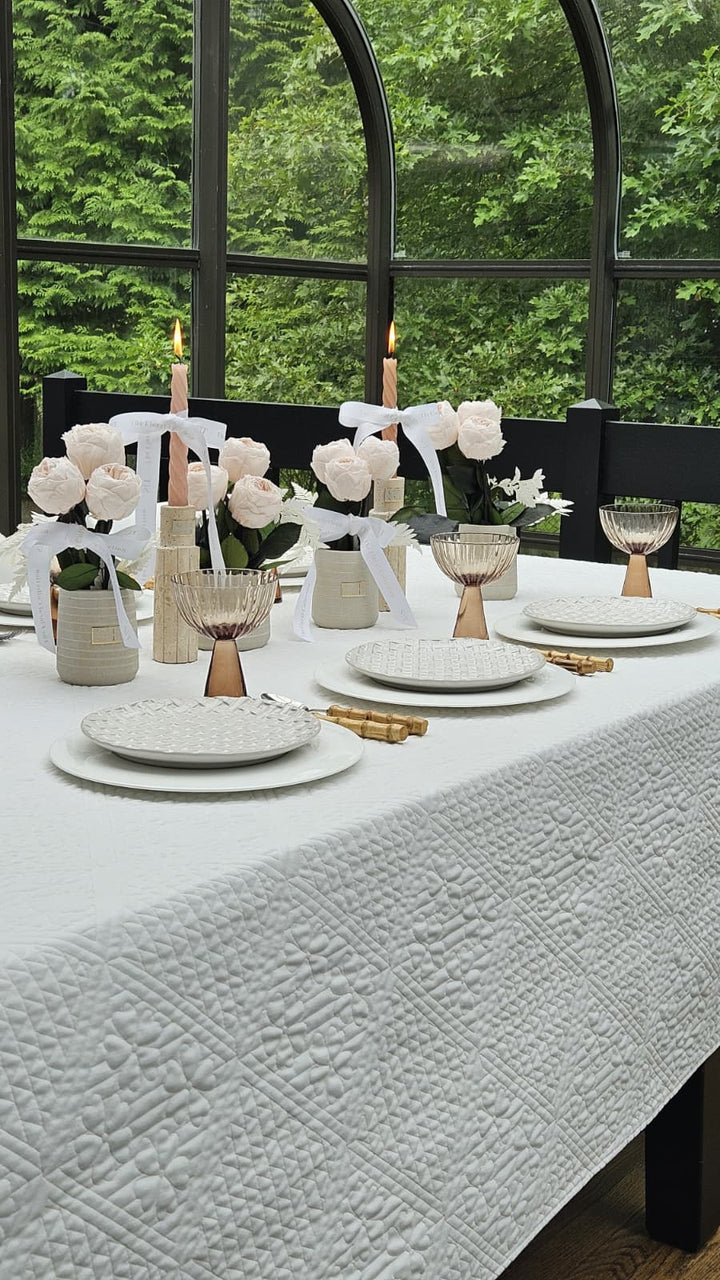 Willow Quilted Tablecloth