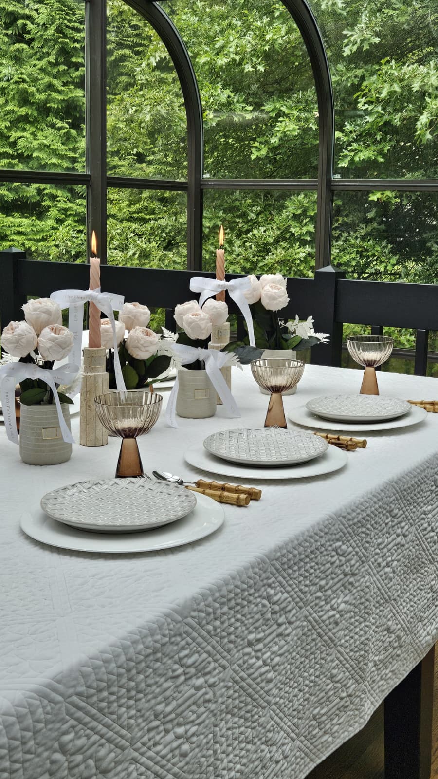 Willow Quilted Tablecloth