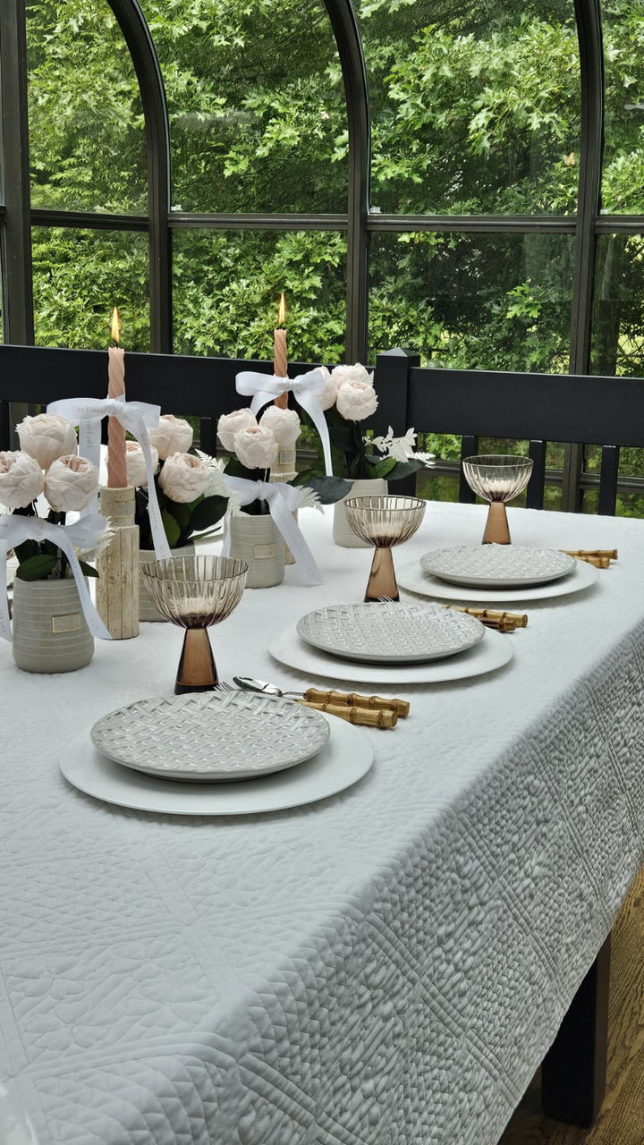 Willow Quilted Tablecloth