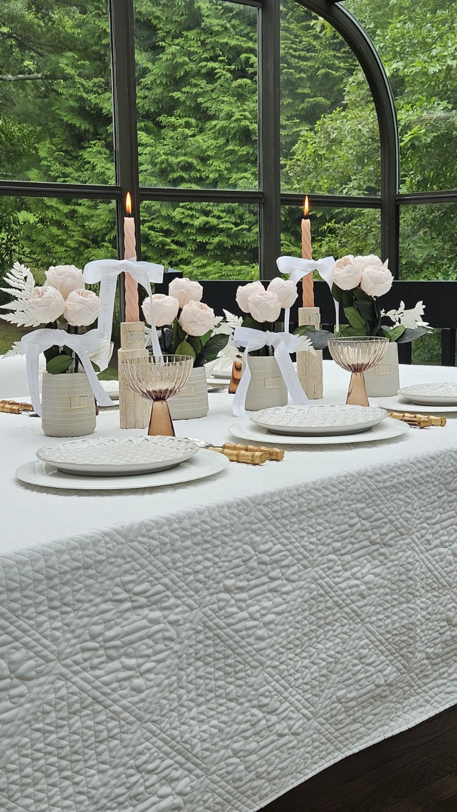 Willow Quilted Tablecloth