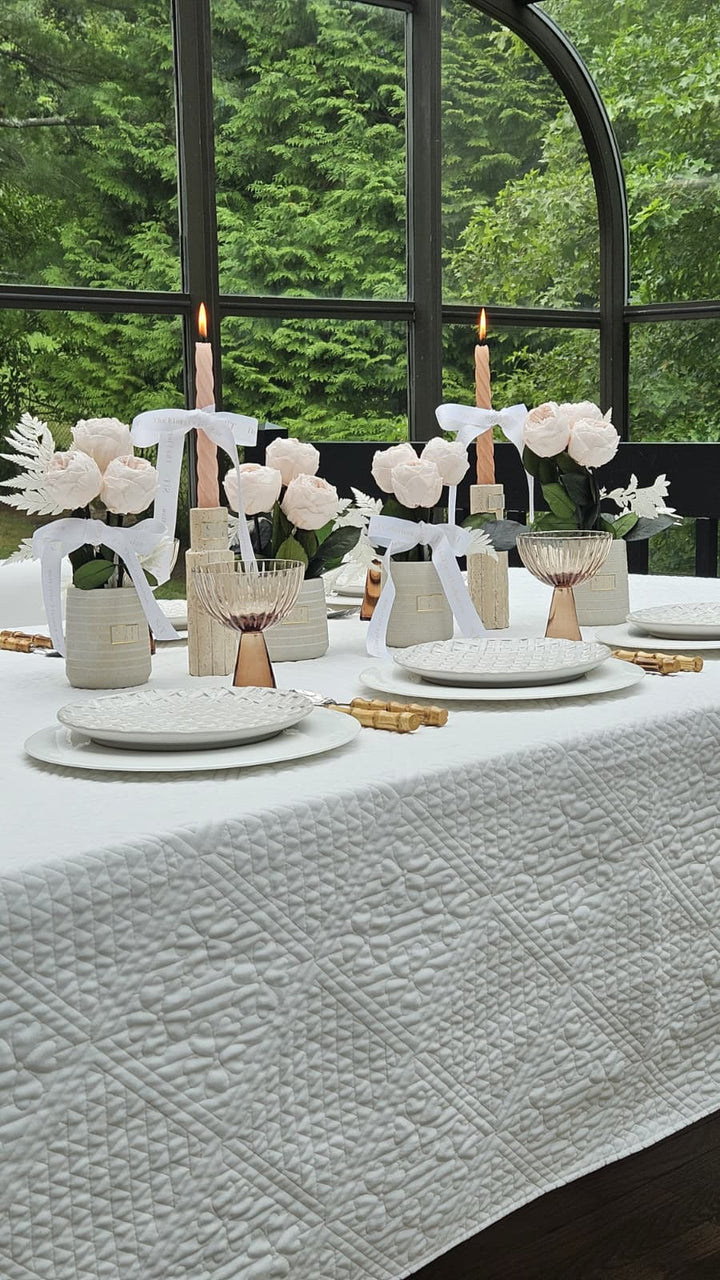 Willow Quilted Tablecloth