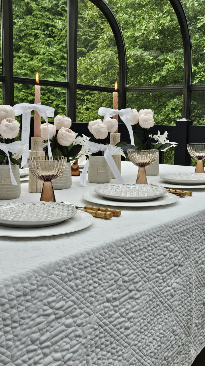 Willow Quilted Tablecloth
