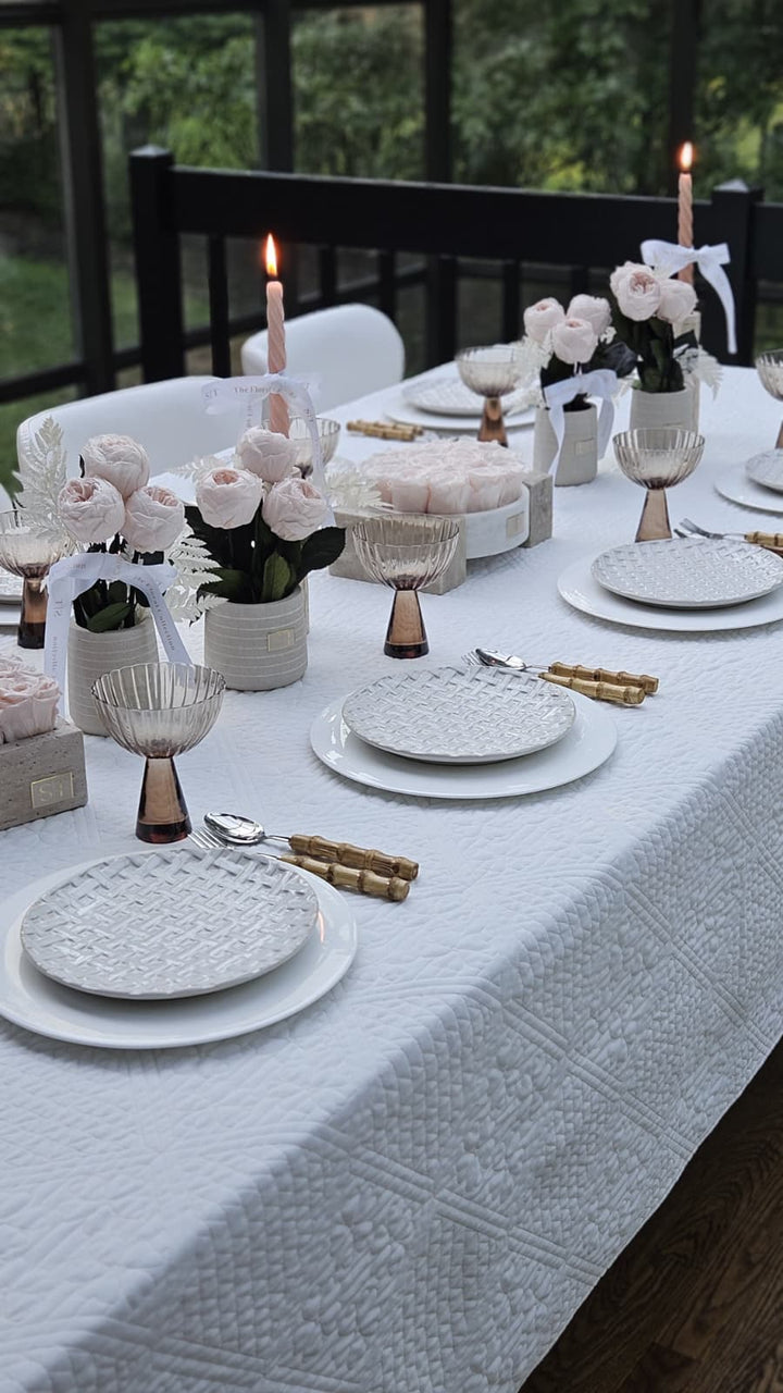 Willow Quilted Tablecloth