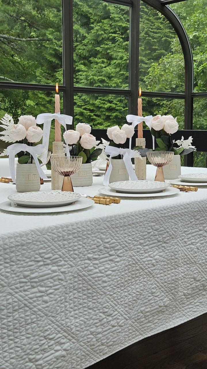 Willow Quilted Tablecloth