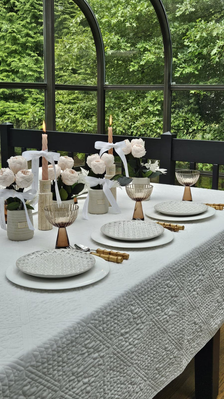 Willow Quilted Tablecloth
