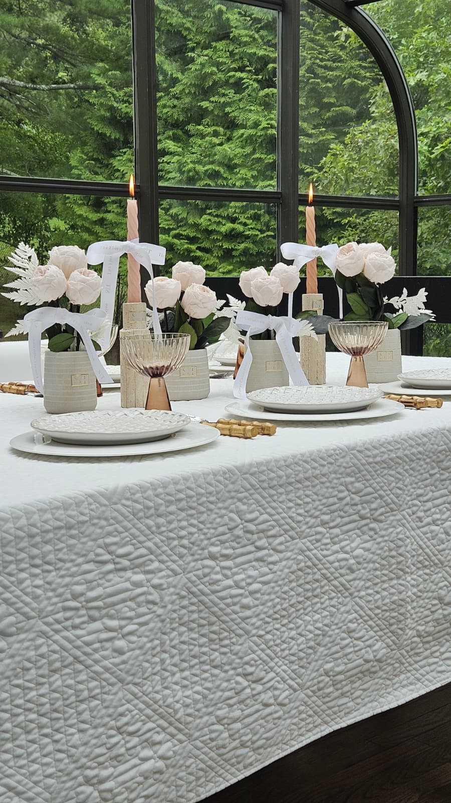 Willow Quilted Tablecloth