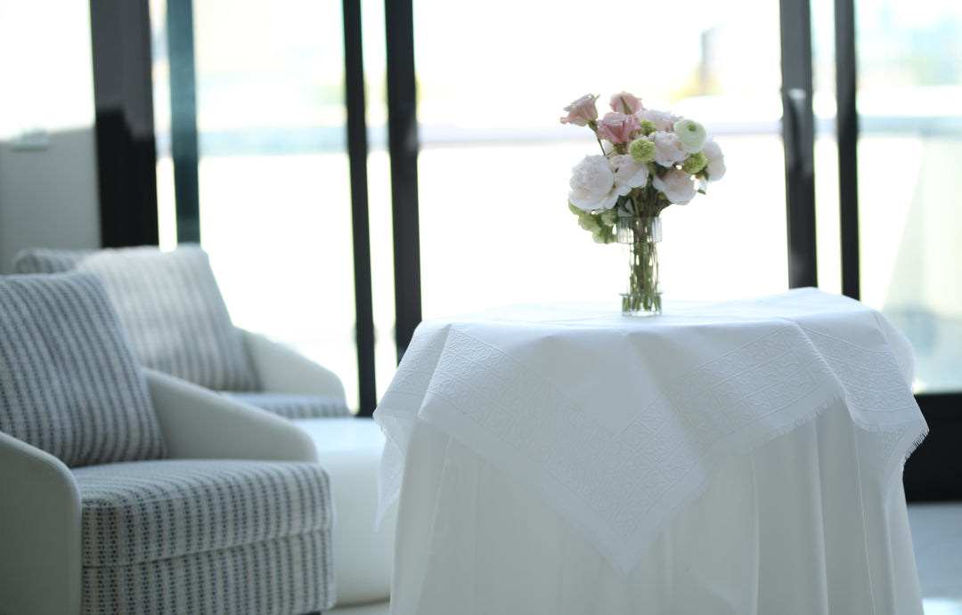 Hotel White Tablecloth