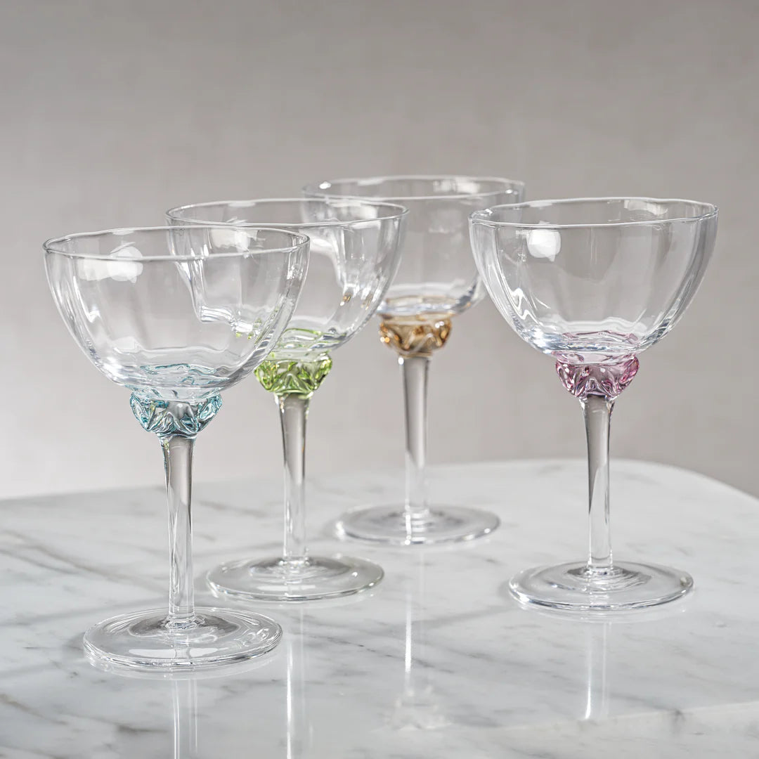 Colette Optic Glassware - Martini / Cocktail Glass
