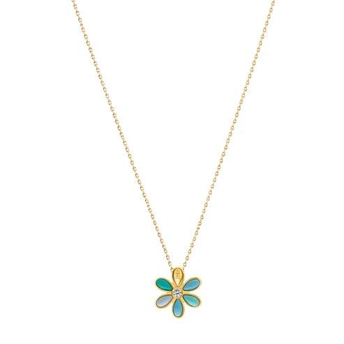Fiori Di Mare Turquoise Chips Necklace