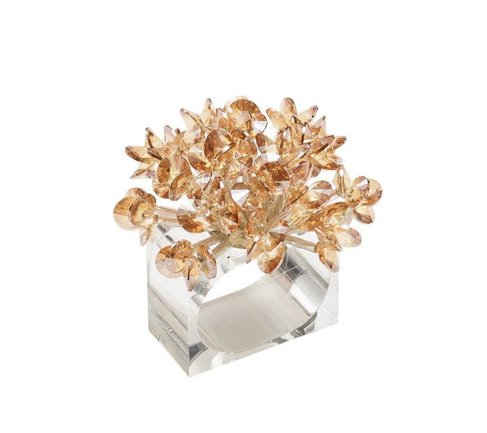 Aster Napkin Rings, Set of 4