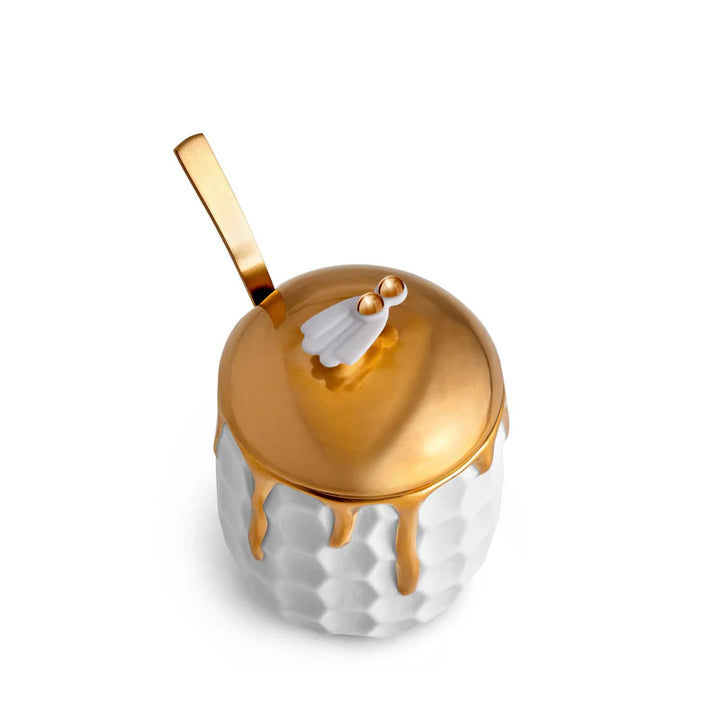 Beehive Honey Pot + Spoon
