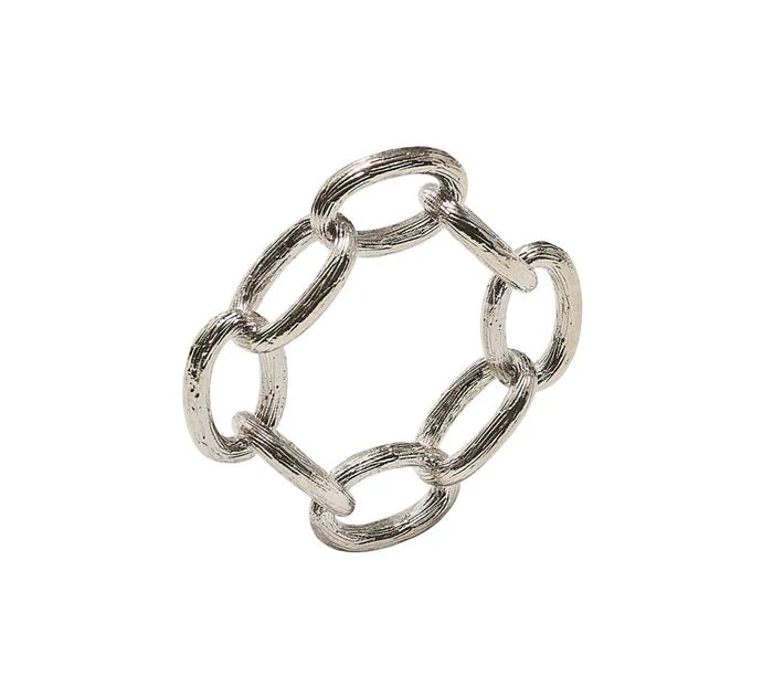 Chain Link Napkin Rings - Set of 4