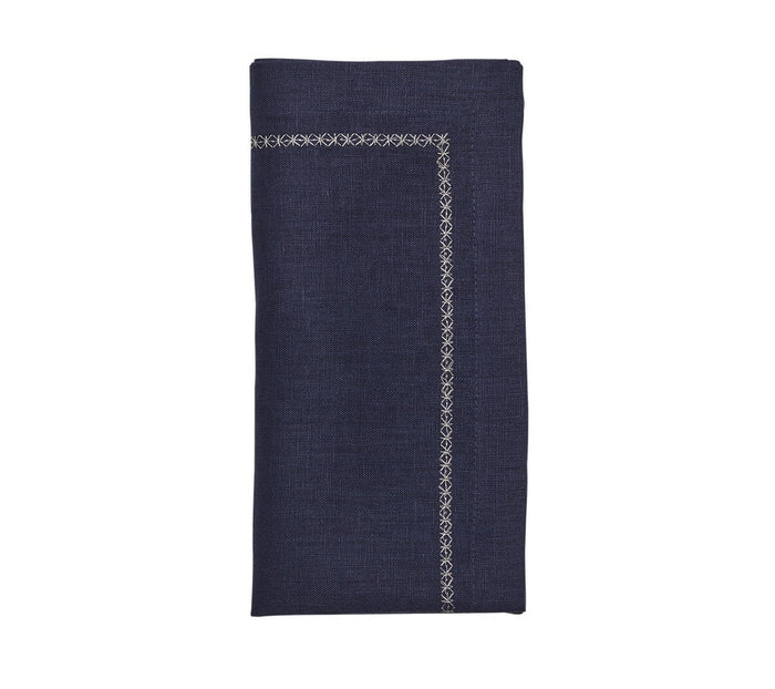 Classic Napkins in Blues, Set of 4