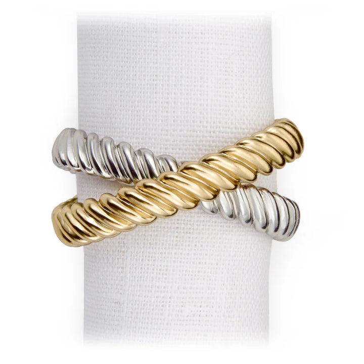 Deco Twist Napkin Jewels (Set of 4)