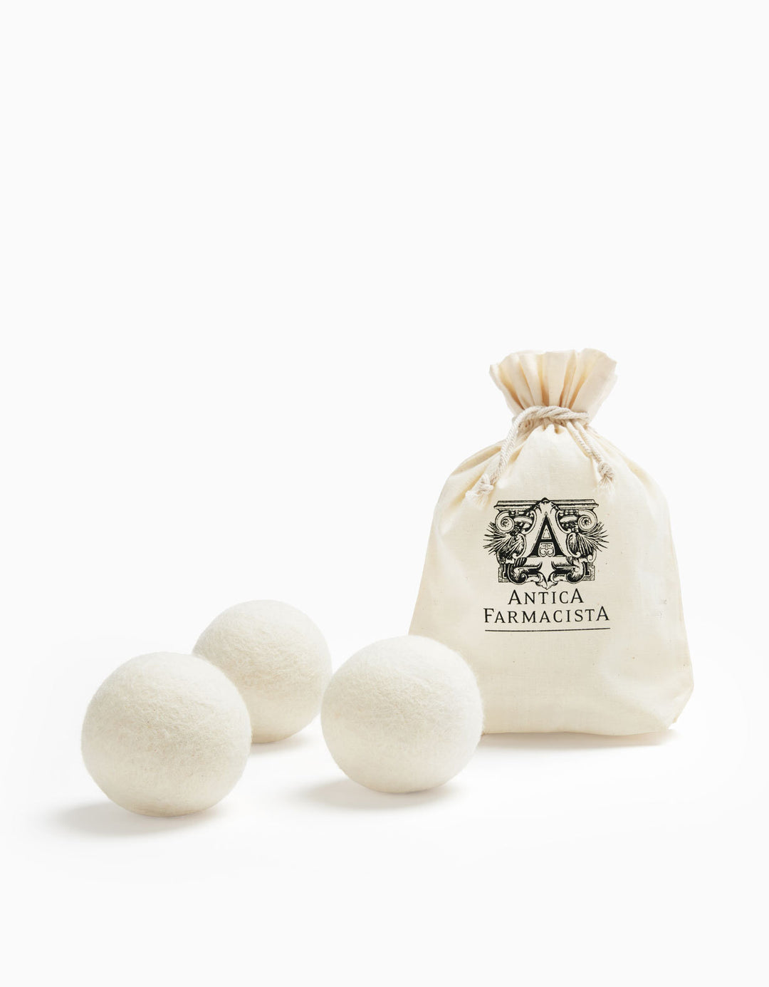 White Wool Dryer Balls