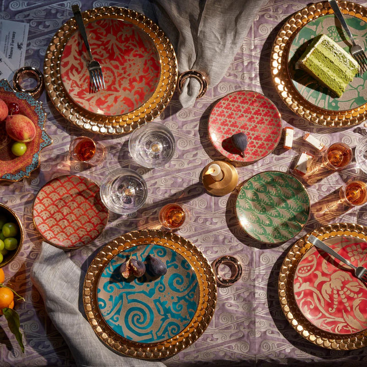 Fortuny Canestrelli Canape Plate - S/4