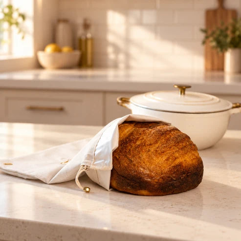 Abstract Tonal Bread Bag Set