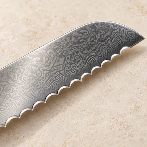Signature Bread Knife - Maple Wood + Buffalo Horn